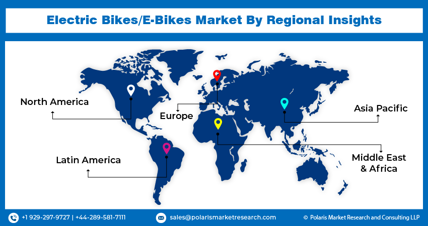 Electric Bikes or E-Bikes Market reg